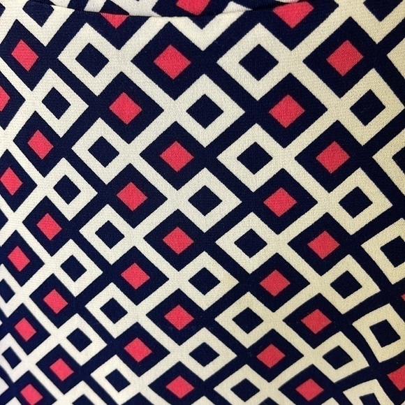DONNA Morgan v-neck multicolored dress size 0 - Picture 5 of 7